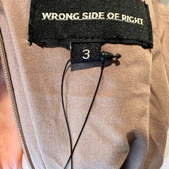 NWT Wrong Side of Right Paisley Pleated Long Sleeve Chiffon Top, Size 3 (S/M) - Picture 13 of 16